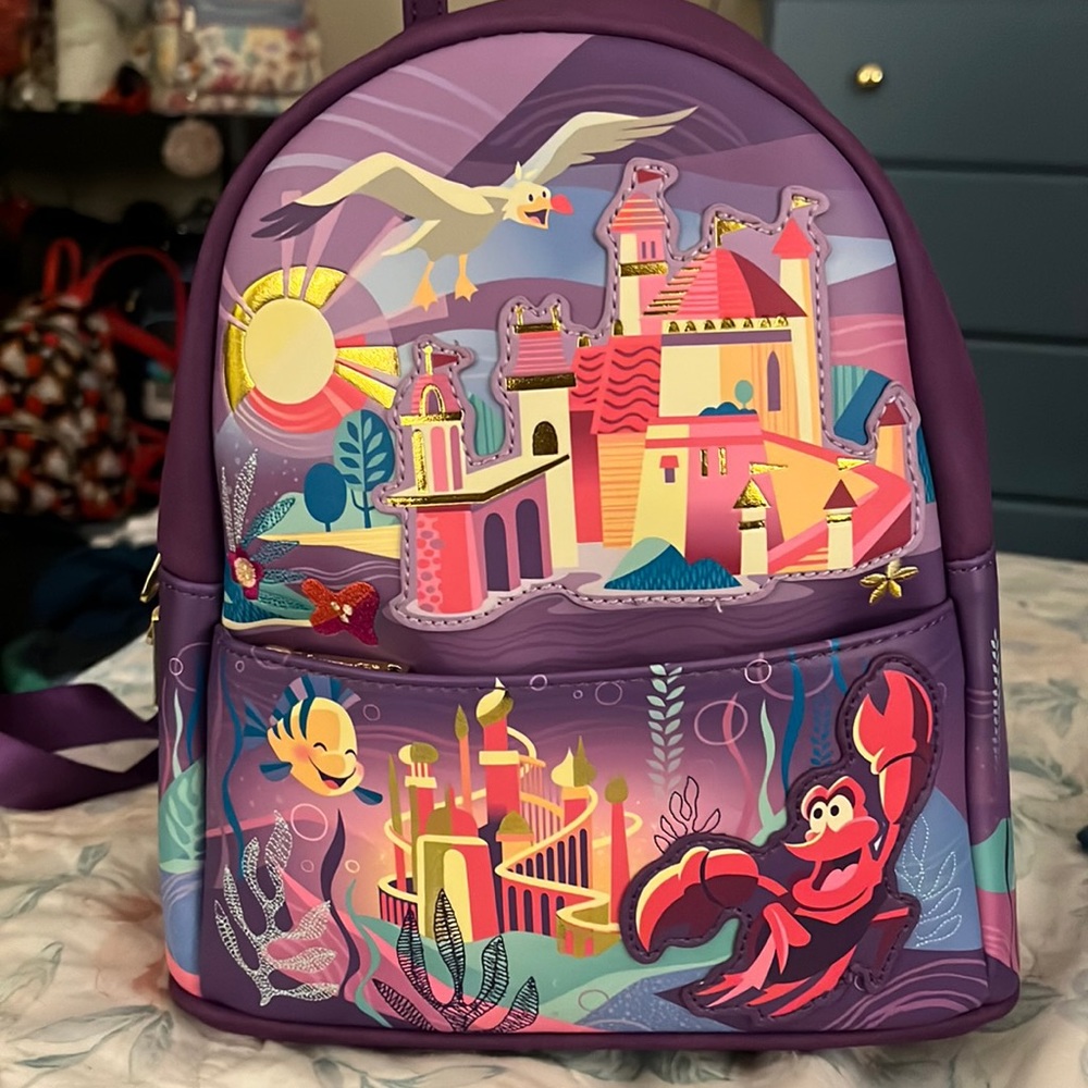 The Little Mermaid Loungefly Mini Backpack
